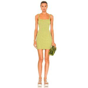 Bond Eye Drew Dress in Citron Shimmer Mini
